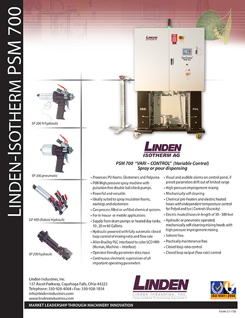 Liden-Isotherm PSM 700 Spray Machine